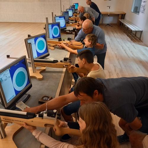 Bei den Sportschützen