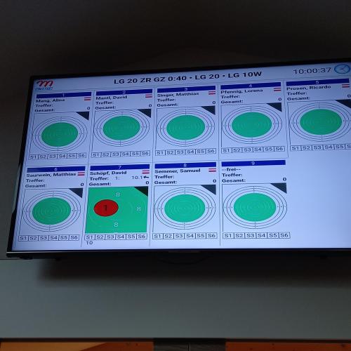 Bei den Sportschützen