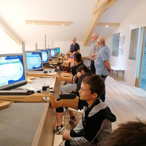 Bei den Sportschützen