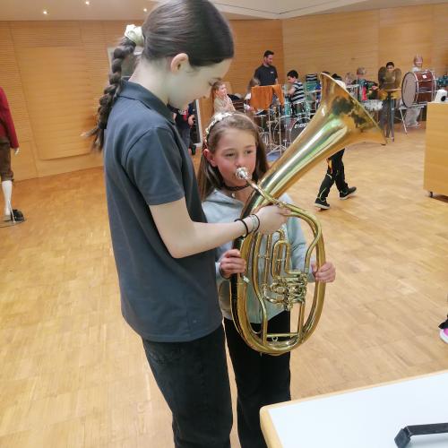 Bei der Musikkapelle