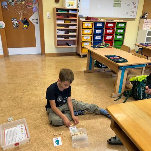 Buchstabenerarbeitung