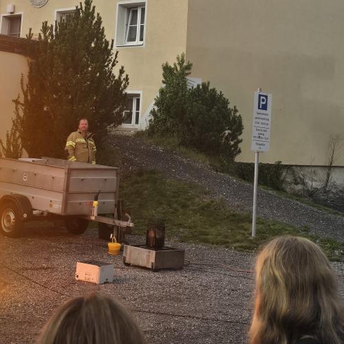 Feuerlöscher-Einschulung