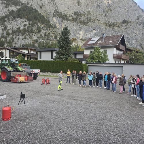 Feuerlöscher-Einschulung