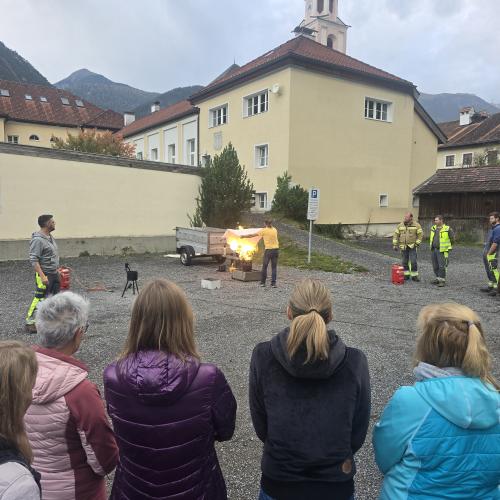 Feuerlöscher-Einschulung