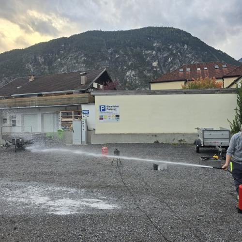 Feuerlöscher-Einschulung