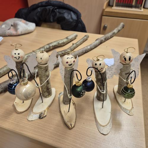 Bastelarbeit im Advent