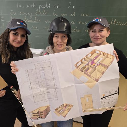 Schul-umbau-arbeiter