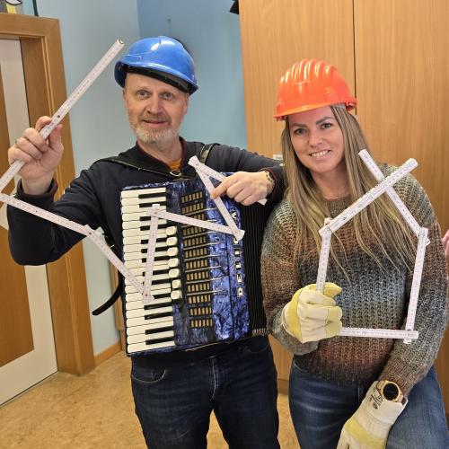 Schul-umbau-arbeiter