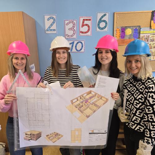 Schul-umbau-arbeiter