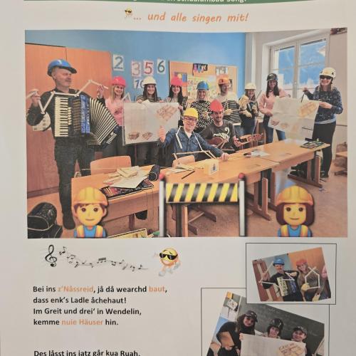 Schul-umbau-arbeiter