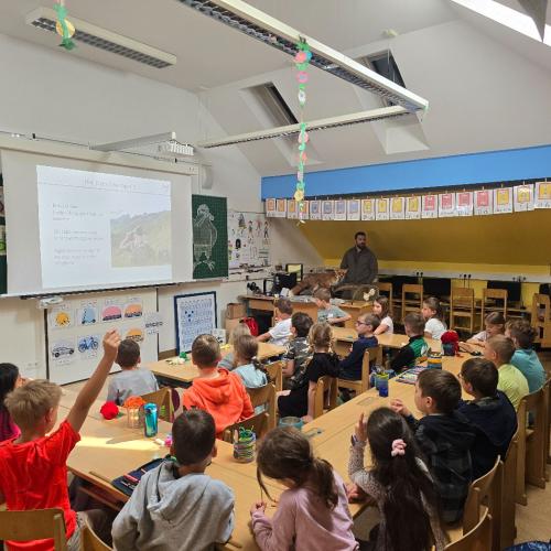 Jäger in der Schule