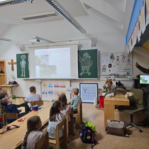 Jäger in der Schule