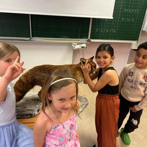 Jäger in der Schule