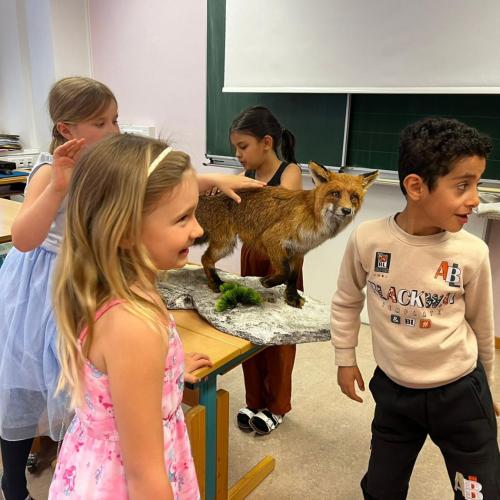 Jäger in der Schule