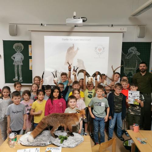 Jäger in der Schule