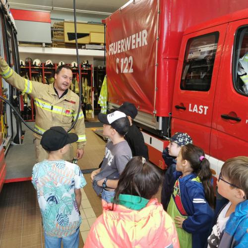 Bei der Feuerwehr