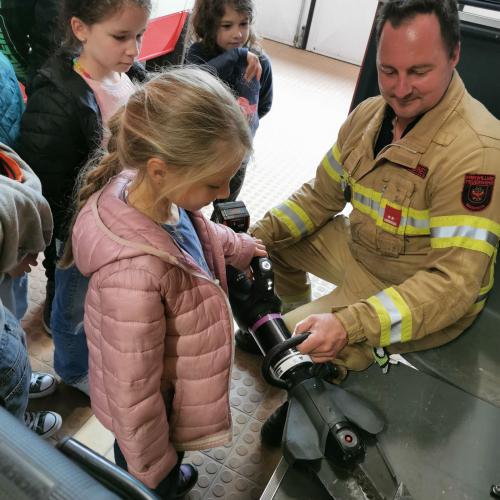 Bei der Feuerwehr