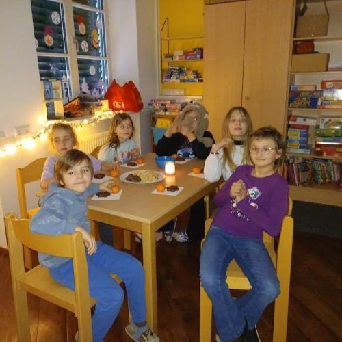 In der Schule wird gebacken