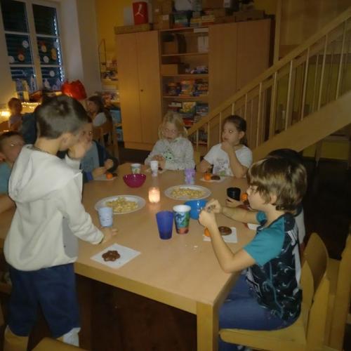 In der Schule wird gebacken