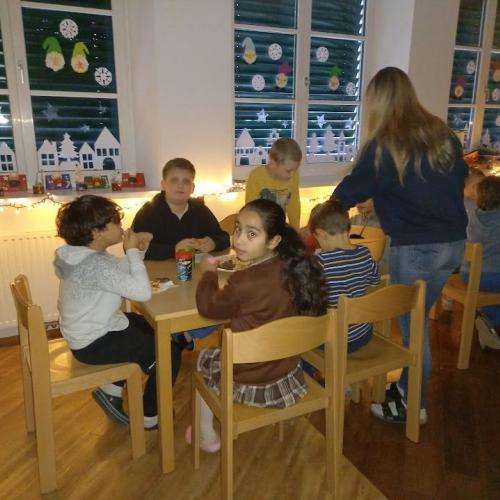 In der Schule wird gebacken