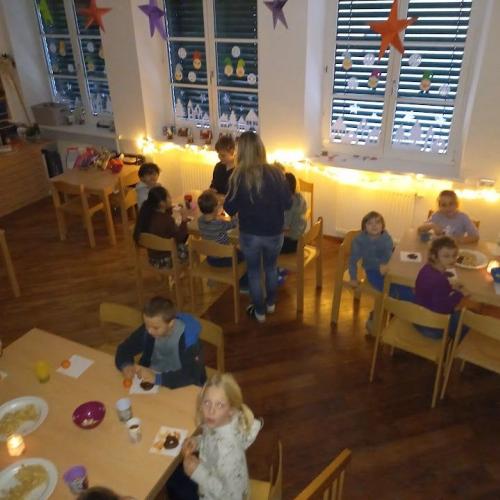 In der Schule wird gebacken