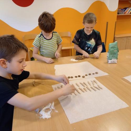 In der Schule wird gebacken