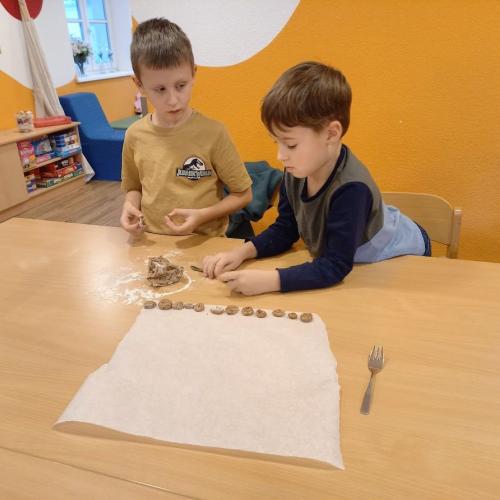 In der Schule wird gebacken