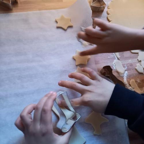 In der Schule wird gebacken