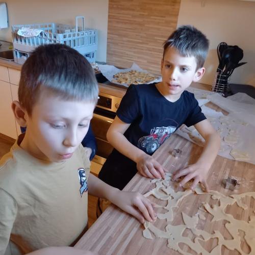 In der Schule wird gebacken