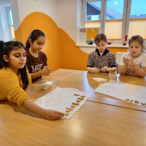 In der Schule wird gebacken