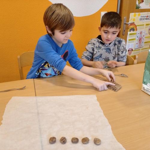 In der Schule wird gebacken