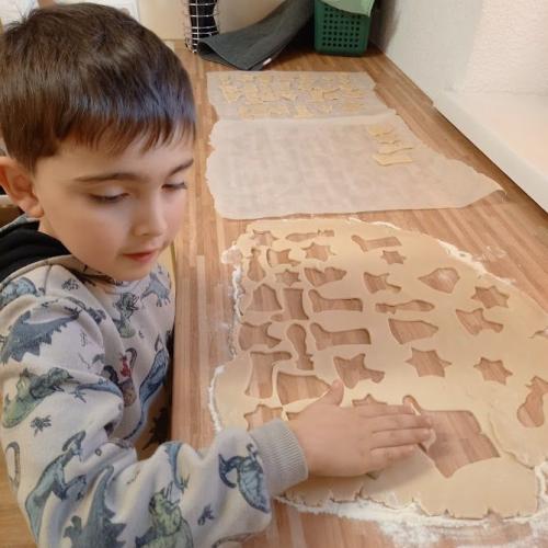 In der Schule wird gebacken