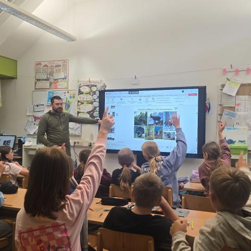 Jäger in der Schule