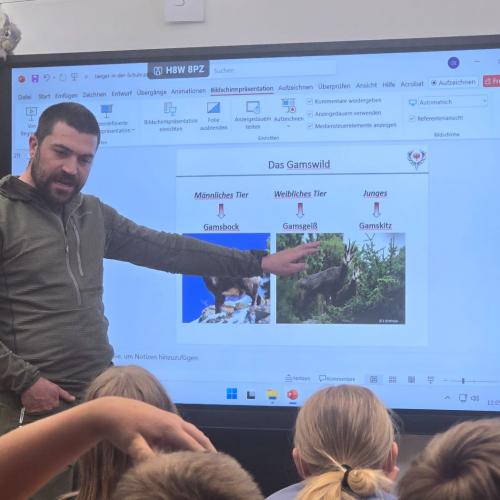 Jäger in der Schule