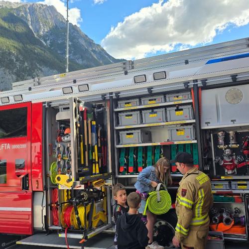 Bei der Feuerwehr