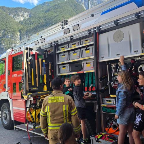 Bei der Feuerwehr