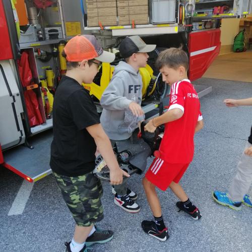 Bei der Feuerwehr