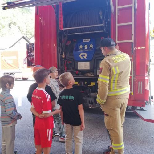 Bei der Feuerwehr