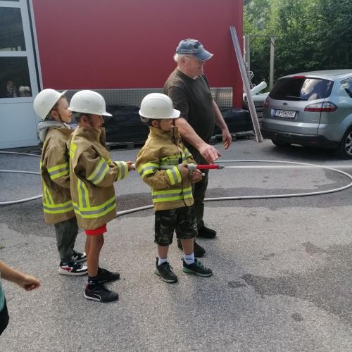 Bei der Feuerwehr