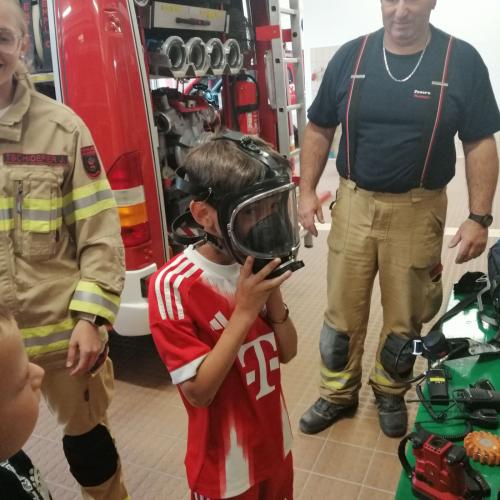 Bei der Feuerwehr