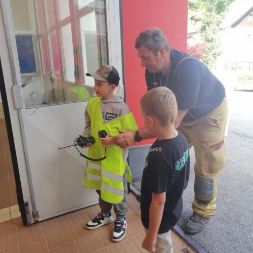 Bei der Feuerwehr