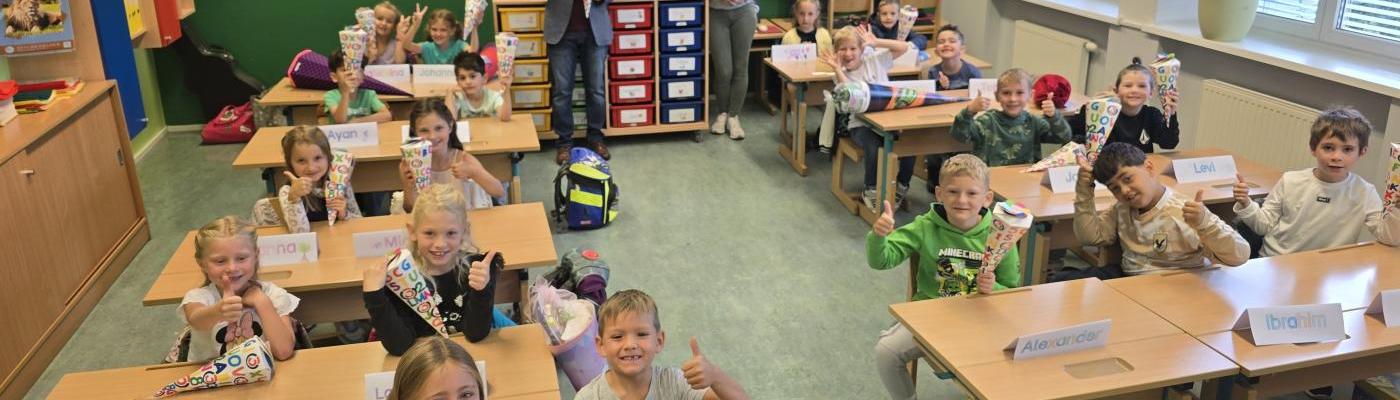 Erster Schultag der 1b