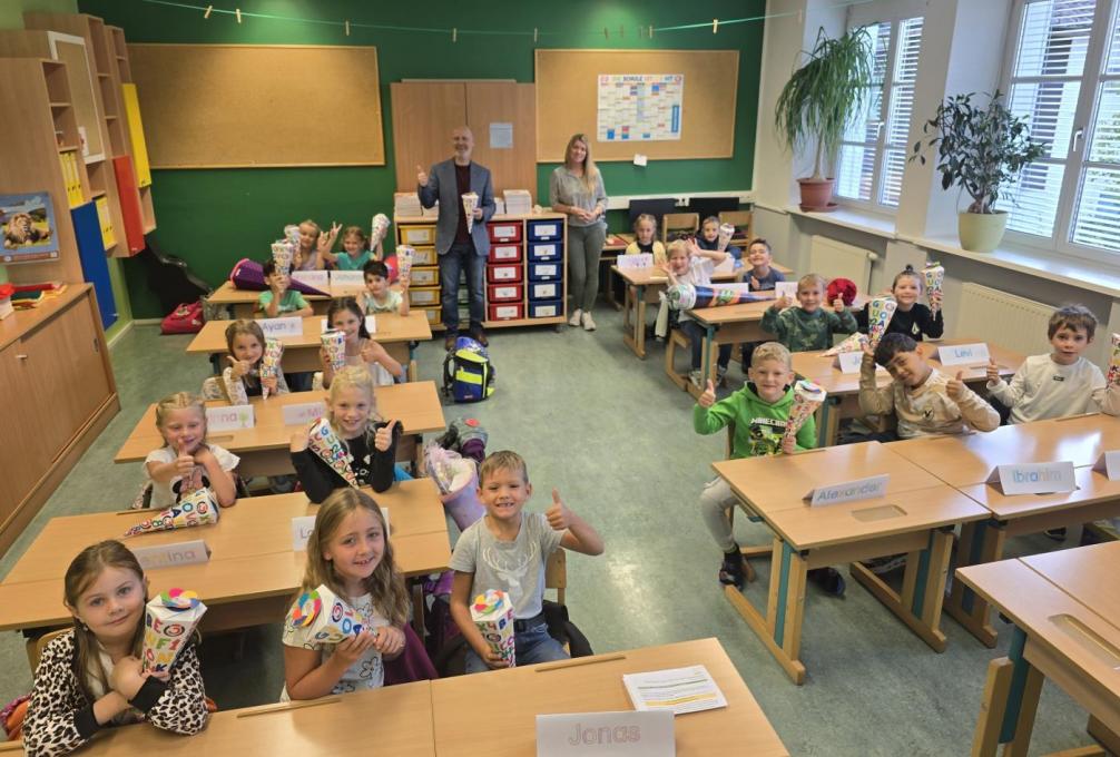 Erster Schultag der 1b