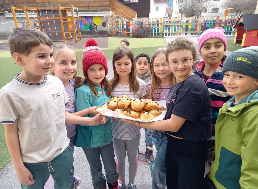 Gebackene Osterhasen