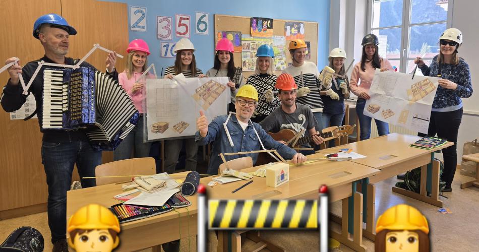 Schul-umbau-arbeiter
