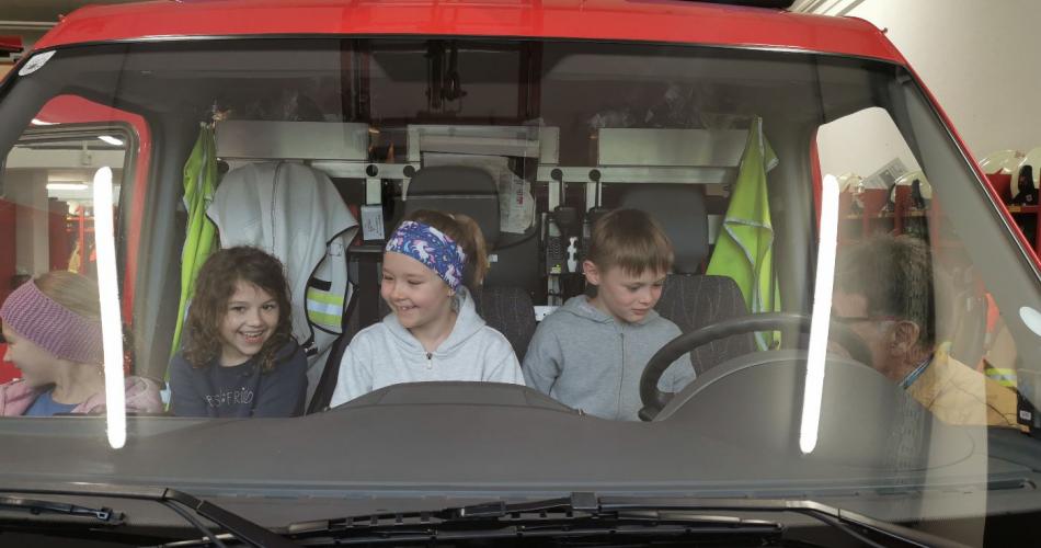 Bei der Feuerwehr